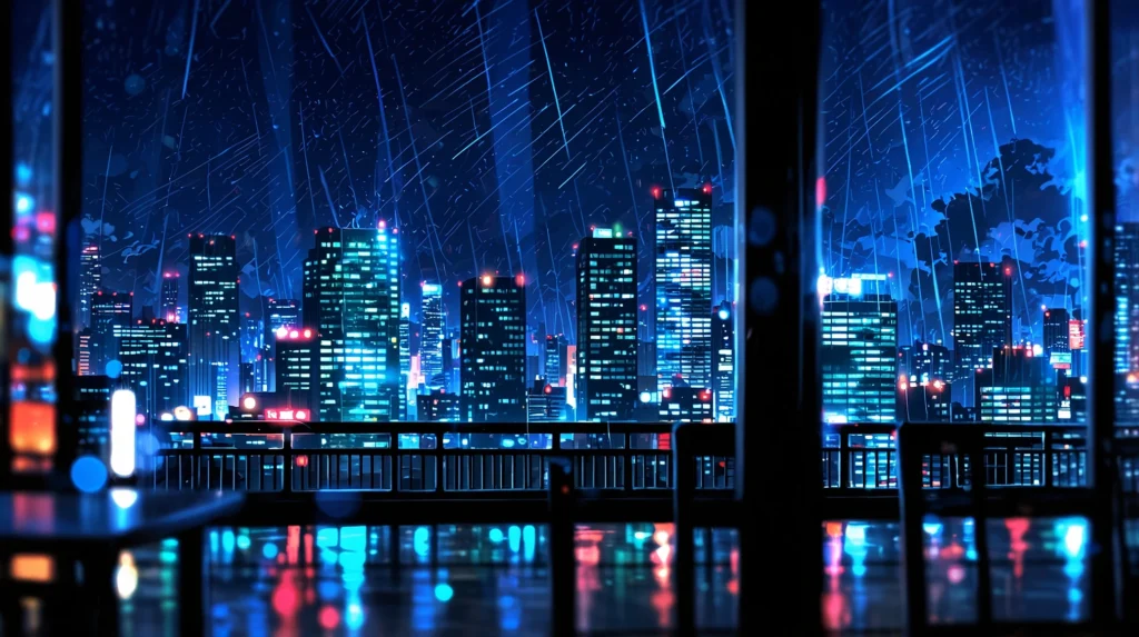 the-out-days-concept-movie-city-night-skyline-in-rain