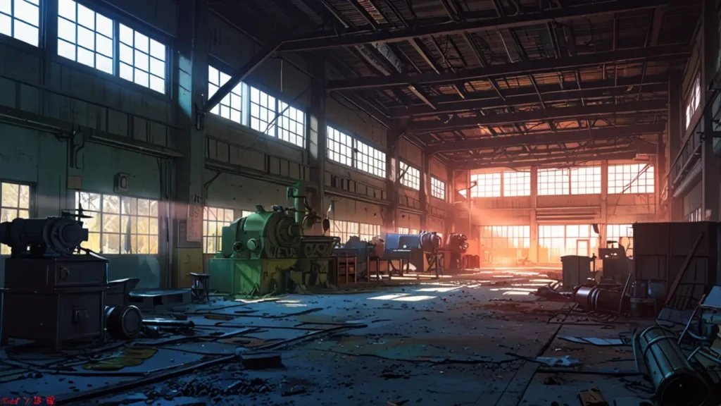 the-out-days-aoba-battle-maniac-abandoned-factory-at-dusk