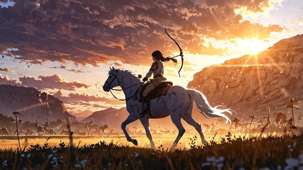 the-nihon-sangoku-dentsugu-shizuoka-battle-rider-white-horse