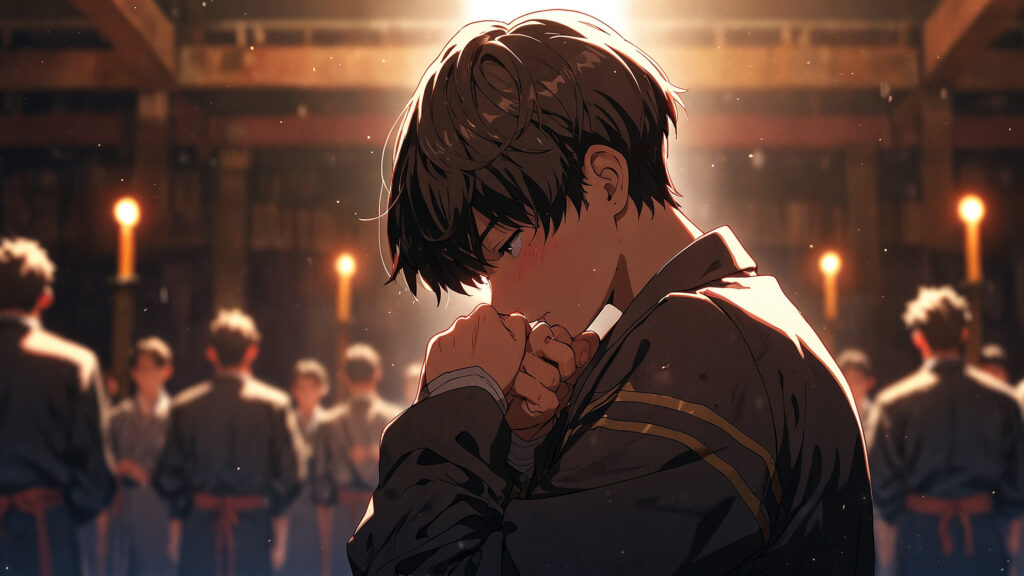 the-nihon-sangoku-dentsugu-faq-boy-bowing-head