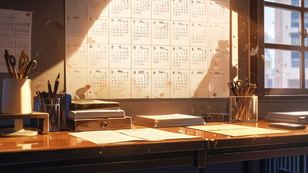 the-out-days-latest-episode-wall-calendar-on-desk