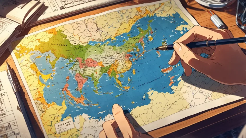 the-nihon-sangoku-characters-hand-drawn-three-nation-map