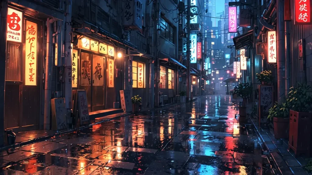 the-miichan-and-yamada-san-diana-true-story-rainy-shopping-street