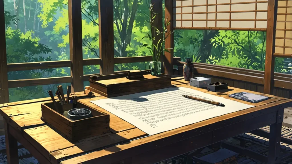 the-miichan-and-yamada-san-diana-how-drawn-writing-desk