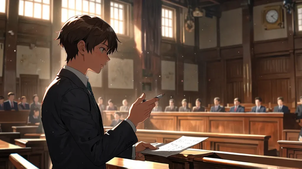 the-nihon-sangoku-reviews-argumentative-young-man-debating