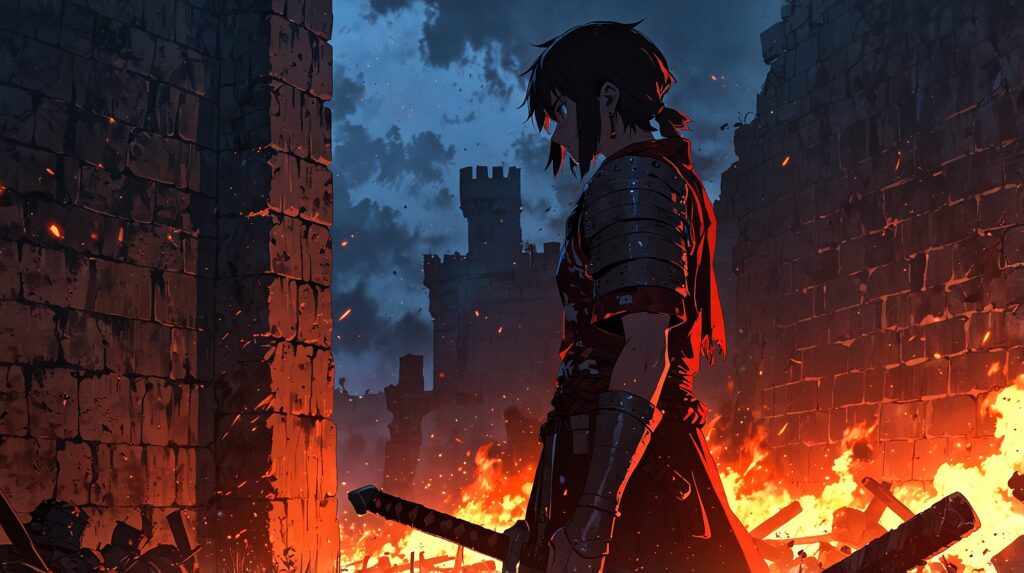 the-nihon-sangoku-reviews-warrior-staring-at-broken-sword