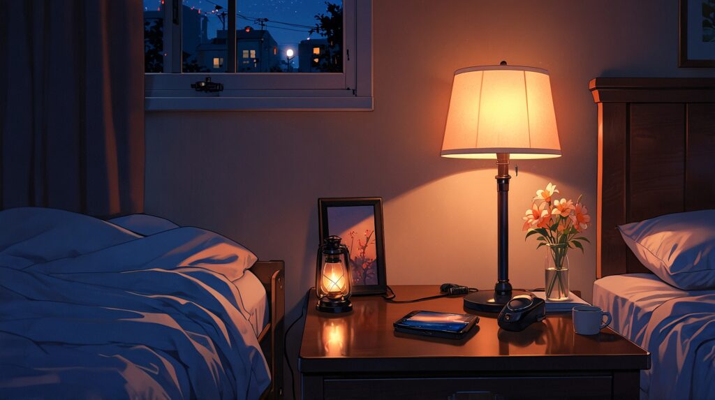 the-nihon-sangoku-digital-vs-paper-smartphone-on-nightstand
