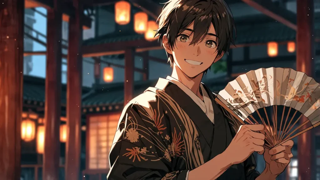 the-nihon-sangoku-strategist-with-fan-lantern-lit-street