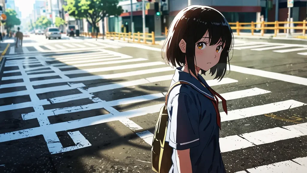 the-mii-chan-and-yamada-san-update-day-crosswalk-morning