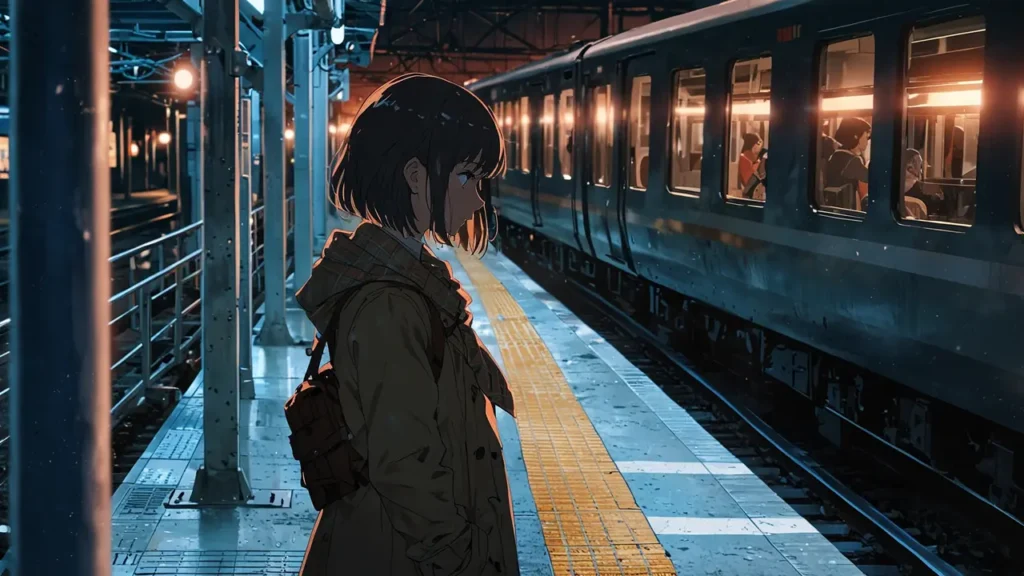 the-office-girl-real-couple-airport-ending-woman-on-train-platform