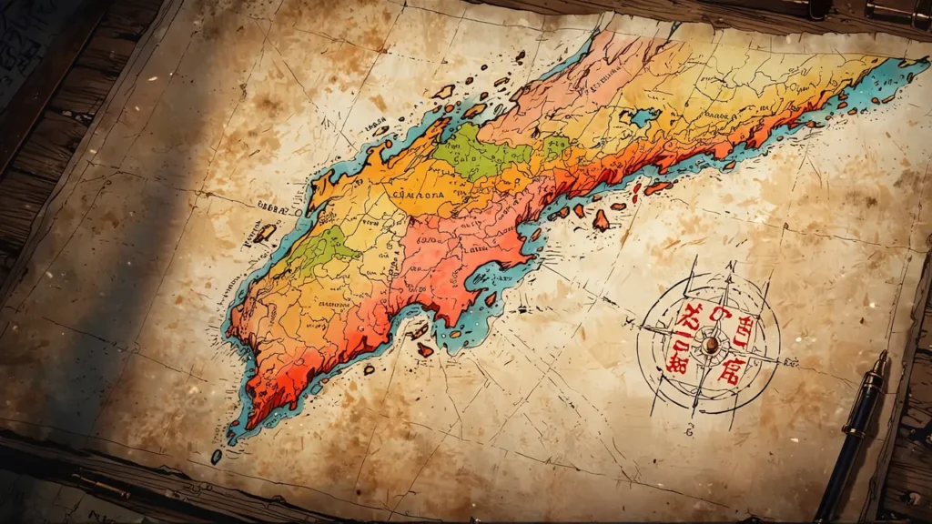 the-nihon-sangoku-status-antique-hand-drawn-map