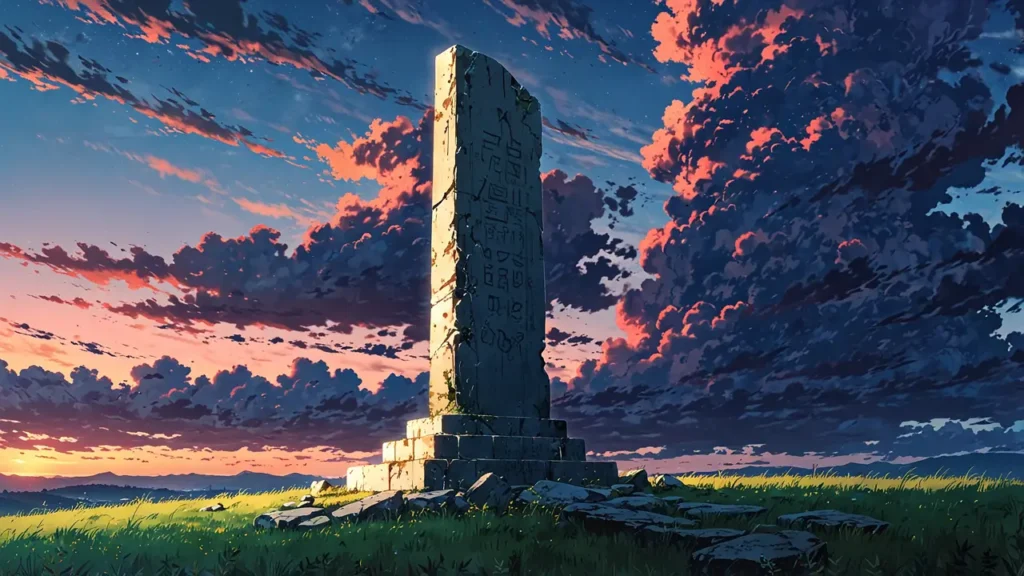 the-nihon-sangoku-status-stone-monument-at-dusk