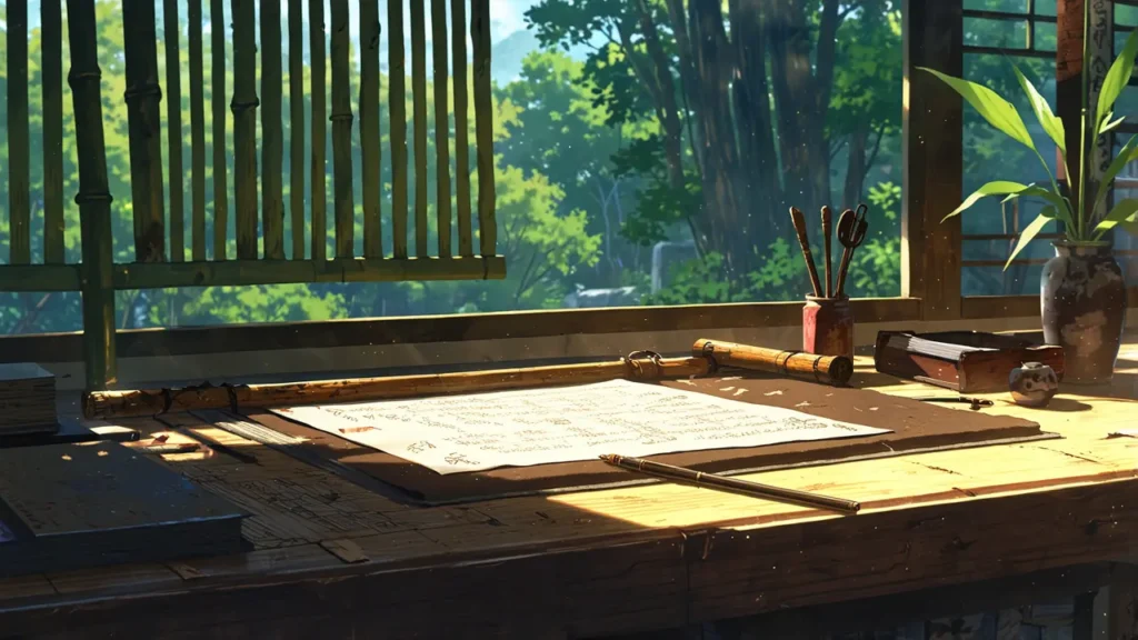 the-nihon-sangoku-status-writing-desk-in-sunlight