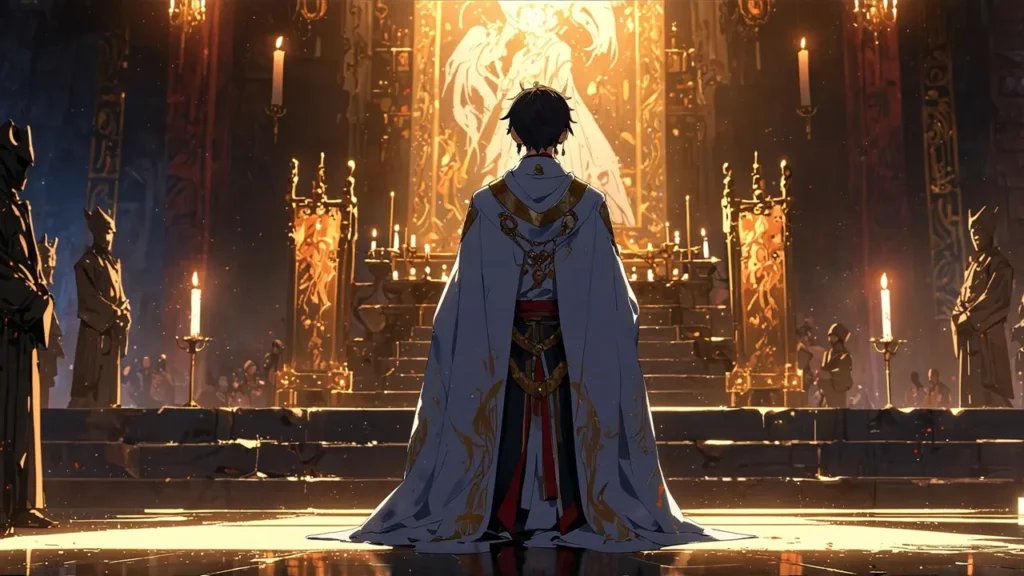 the-nihon-sangoku-ryumon-koei-amnesty-release-figure-in-white-robes-before-candles