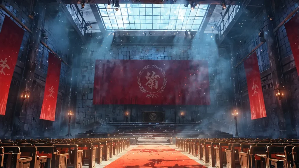the-nihon-sangoku-latest-chapter-war-council-hall-with-red-banner