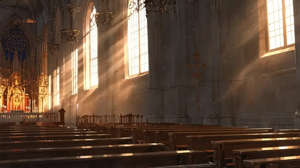 the-black-butler-undertaker-faq-church-interior-pews